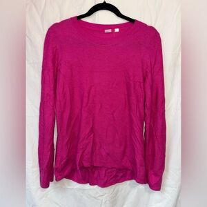 GAP Women's Fuchsia Long Sleeve Sweater Size S